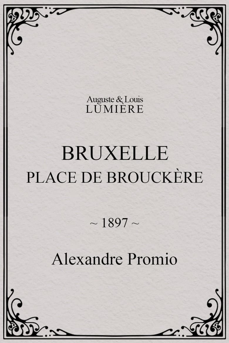 Bruxelles, Place de Brouckère poster
