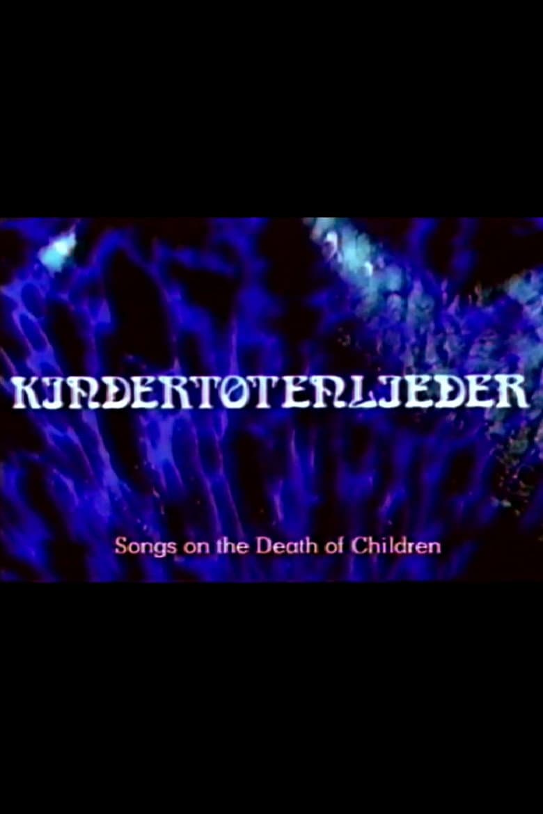 Songs on the Death of children poster
