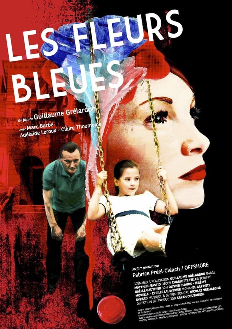 Les fleurs bleues poster