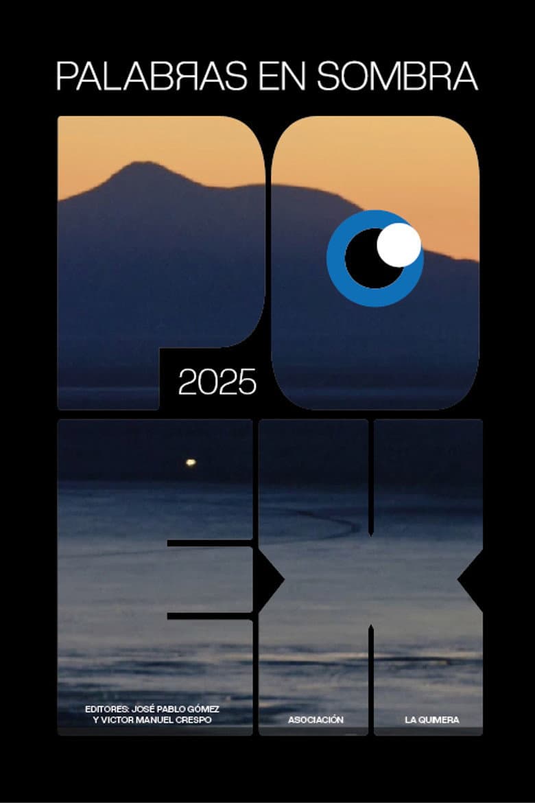 Palabras en sombra poster