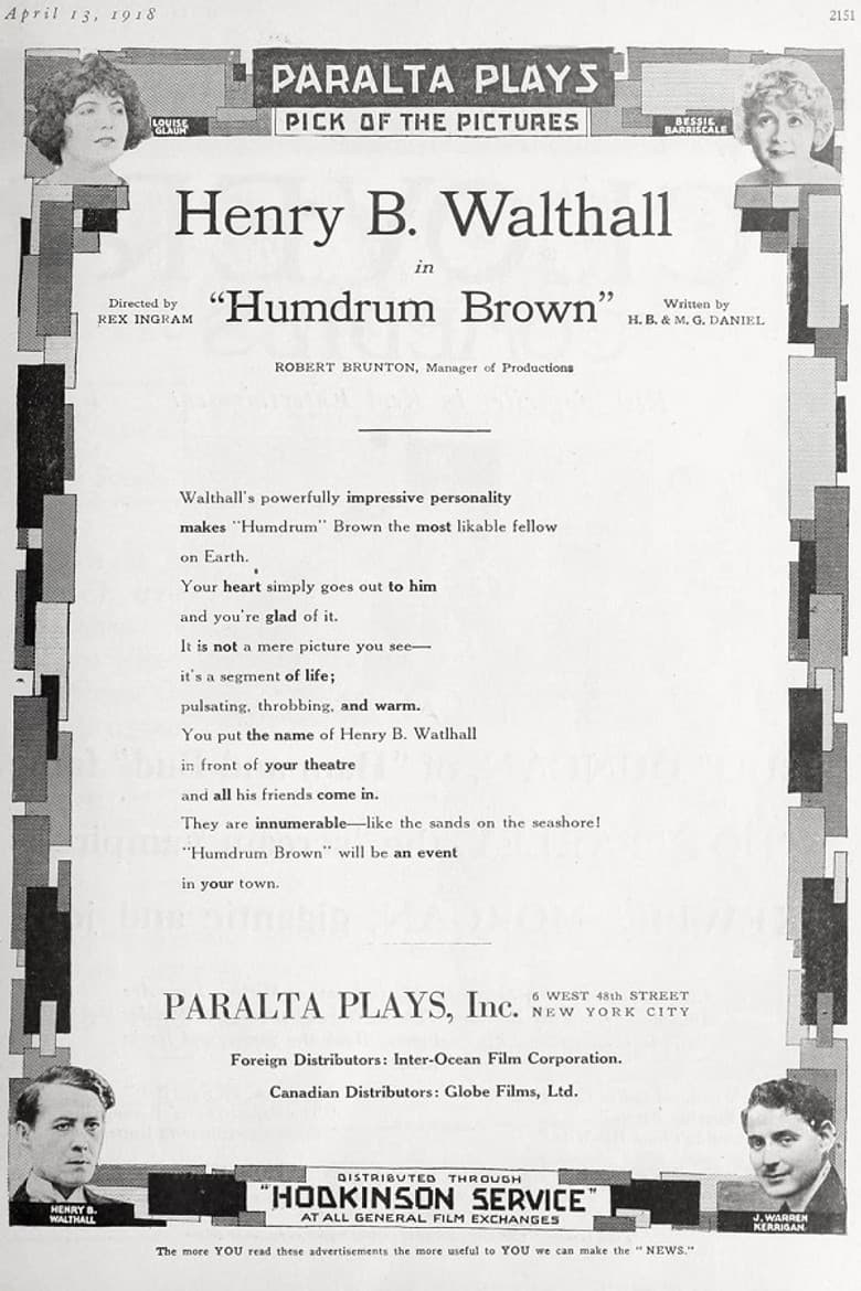 Humdrum Brown poster