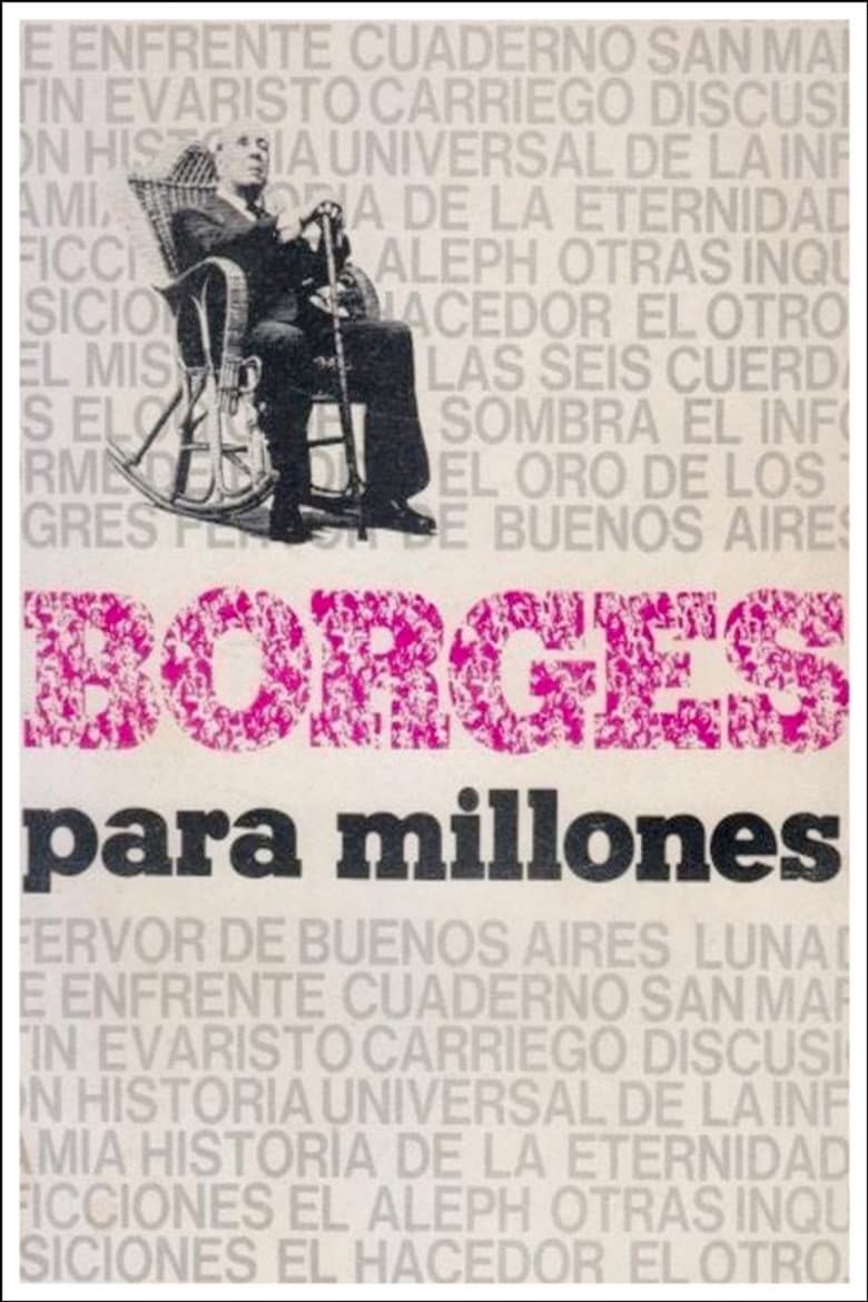 Borges para millones poster