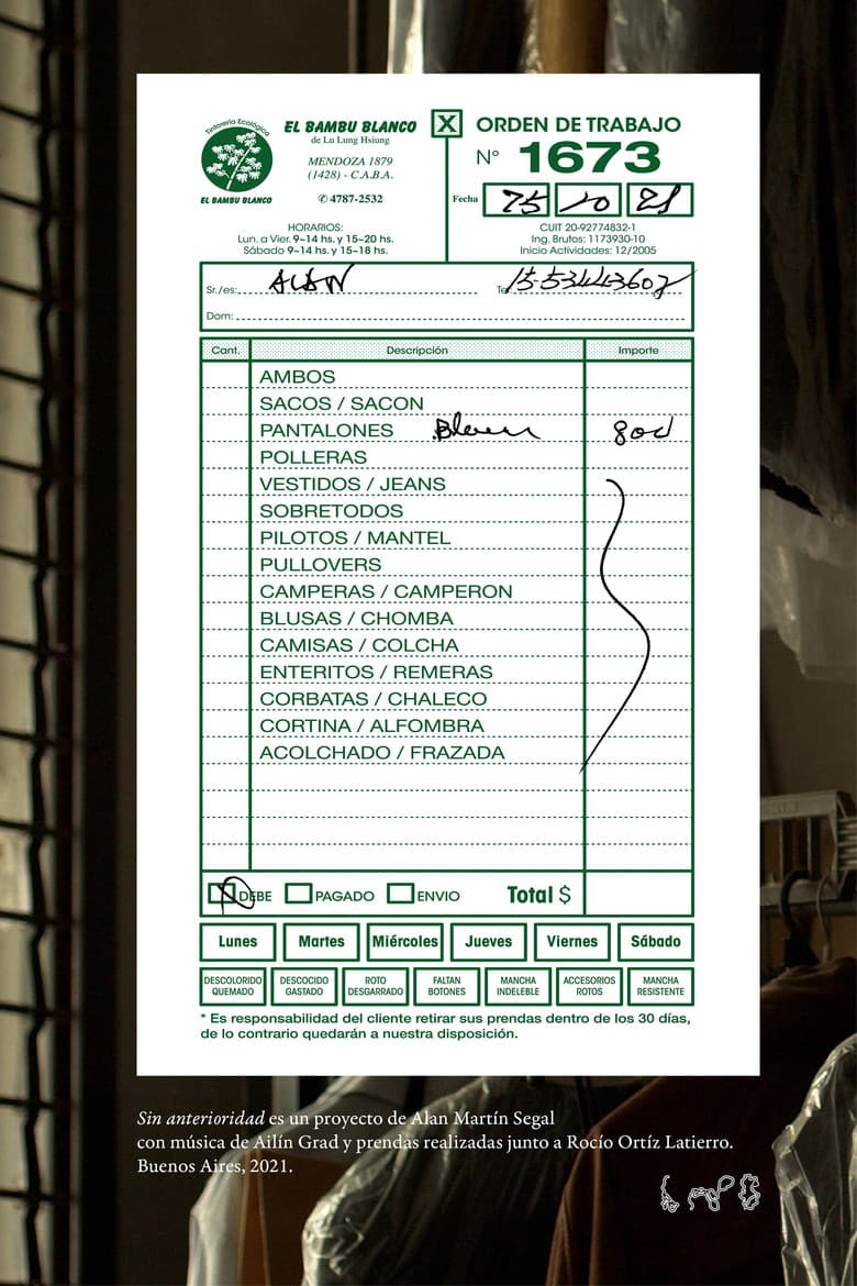 No Anteriority poster