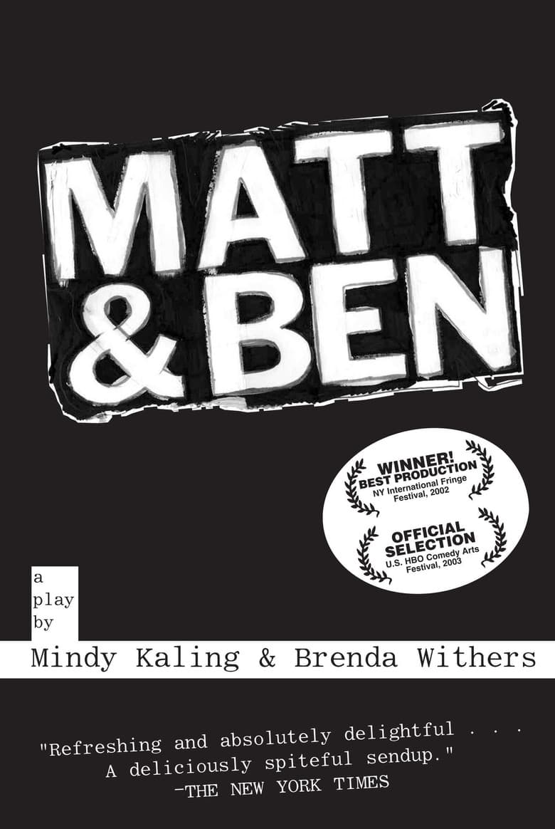Matt & Ben poster