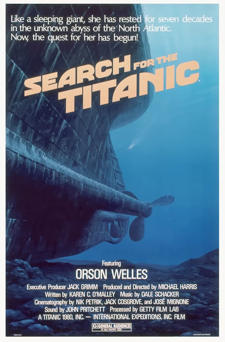 Search for the Titanic poster
