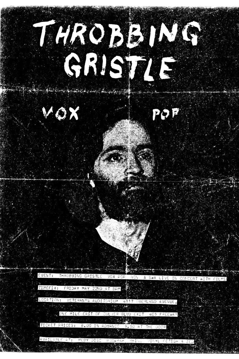 Throbbing Gristle: Mission of Dead Souls - The Last Live Performance of TG poster