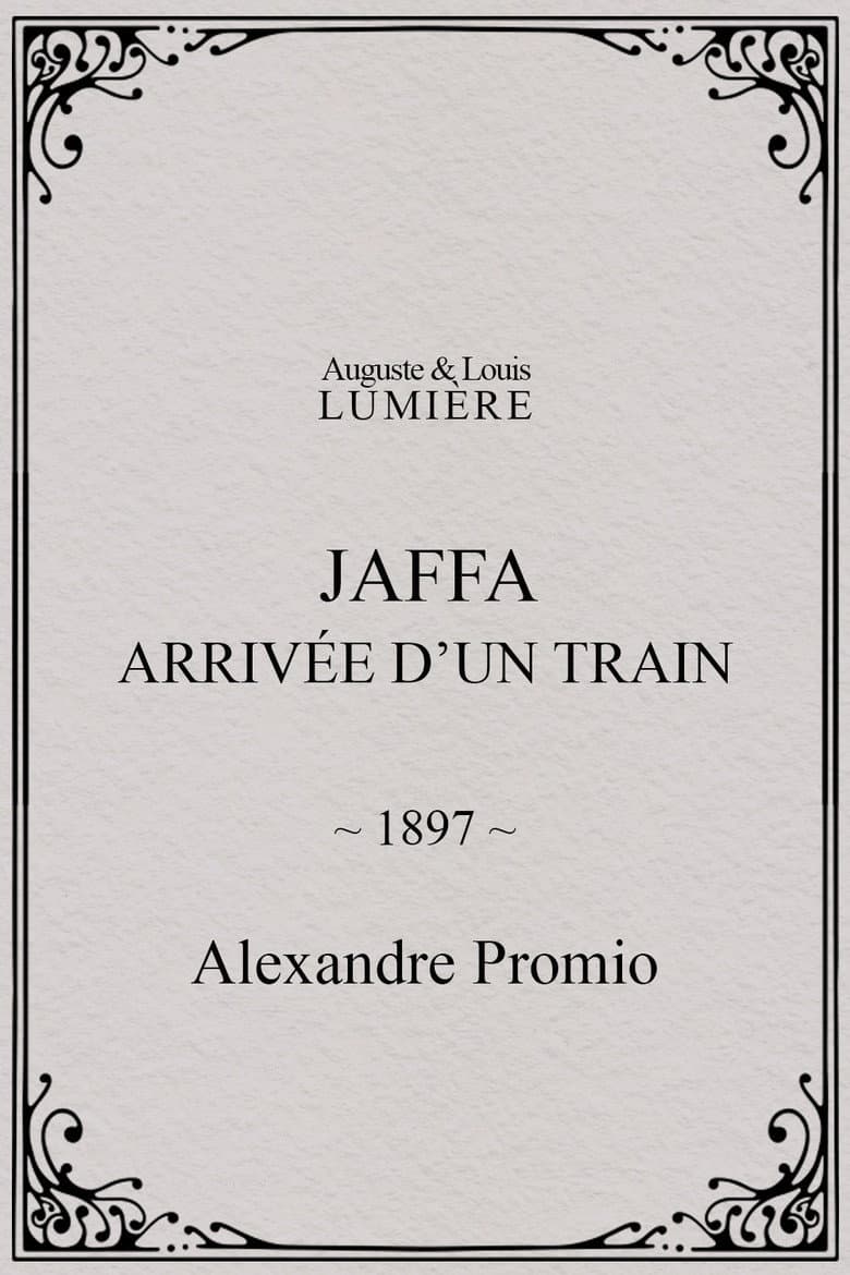 Jaffa : arrivée d’un train poster