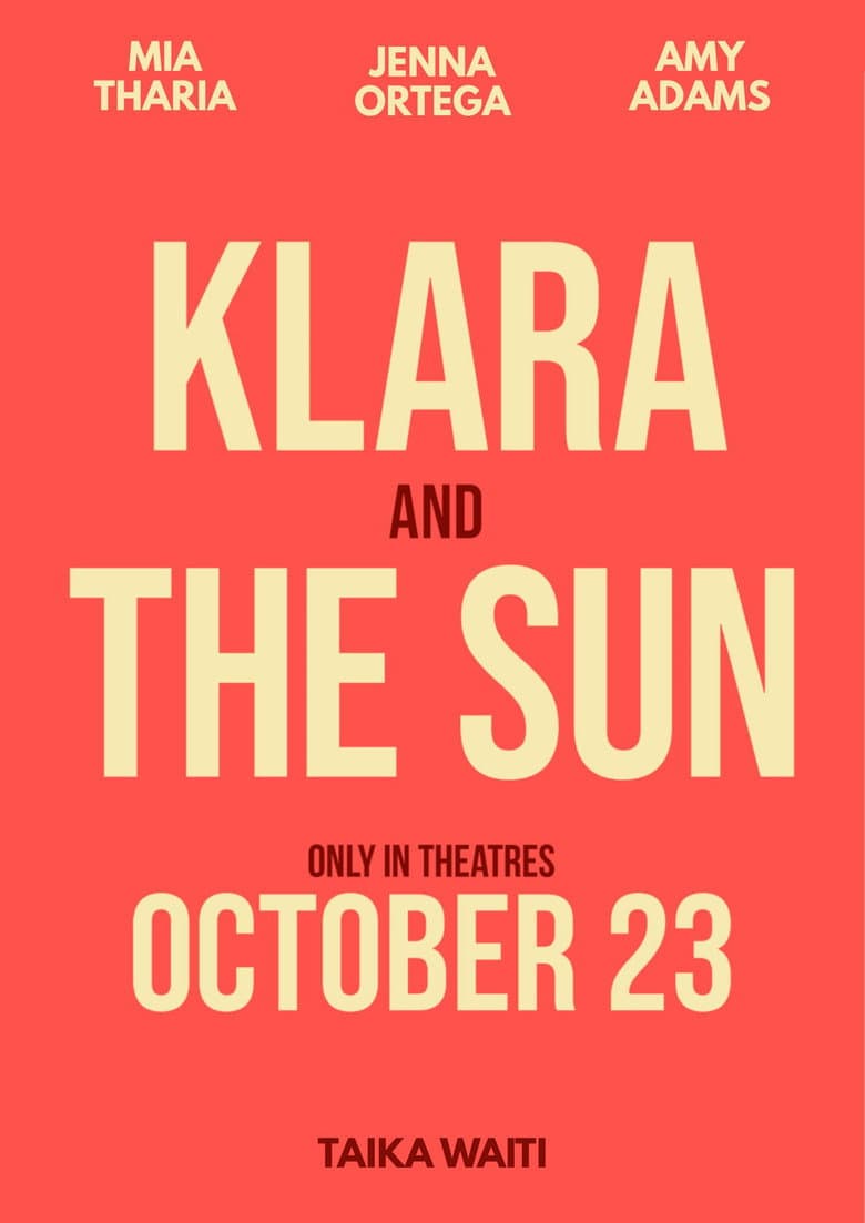 Klara and the Sun poster