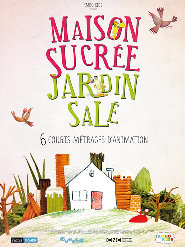Maison sucrée, jardin salé poster