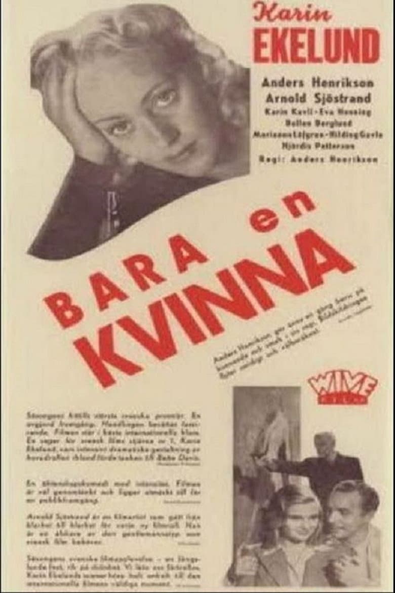 Bara en kvinna poster