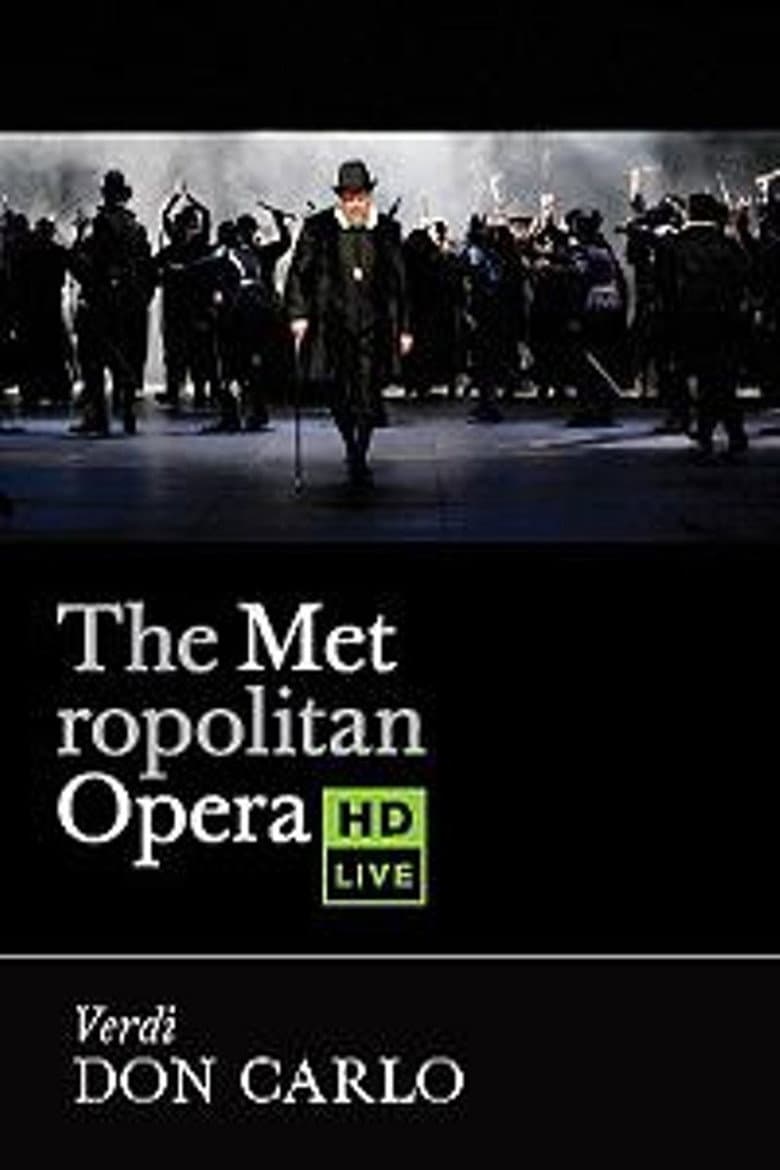 The Metropolitan Opera: Don Carlo poster