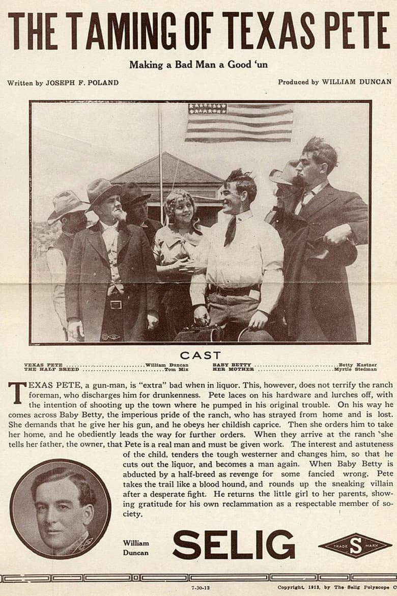 The Taming of Texas Pete poster