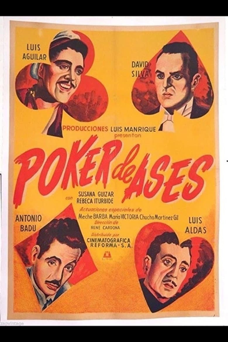 Póker de ases poster