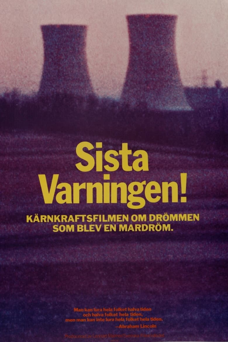 Sista varningen! poster
