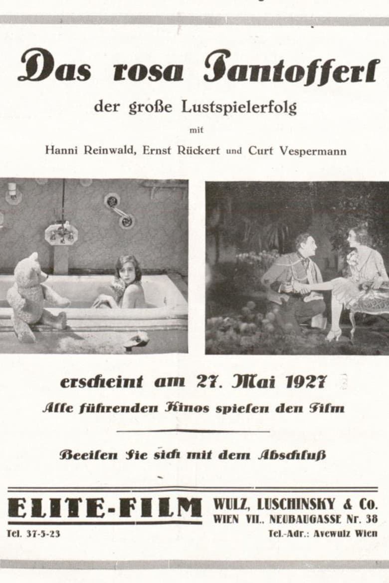 Das rosa Pantöffelchen poster