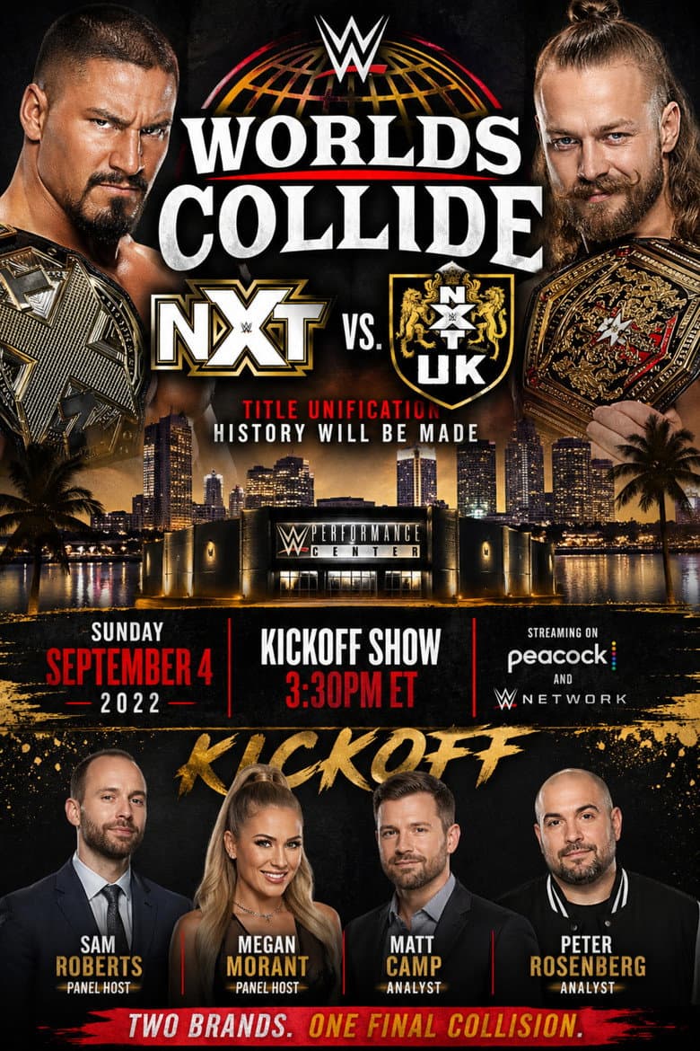 WWE Worlds Collide: NXT vs. NXT UK Kickoff poster