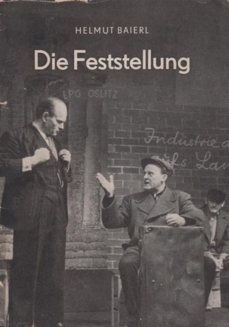 Die Feststellung poster