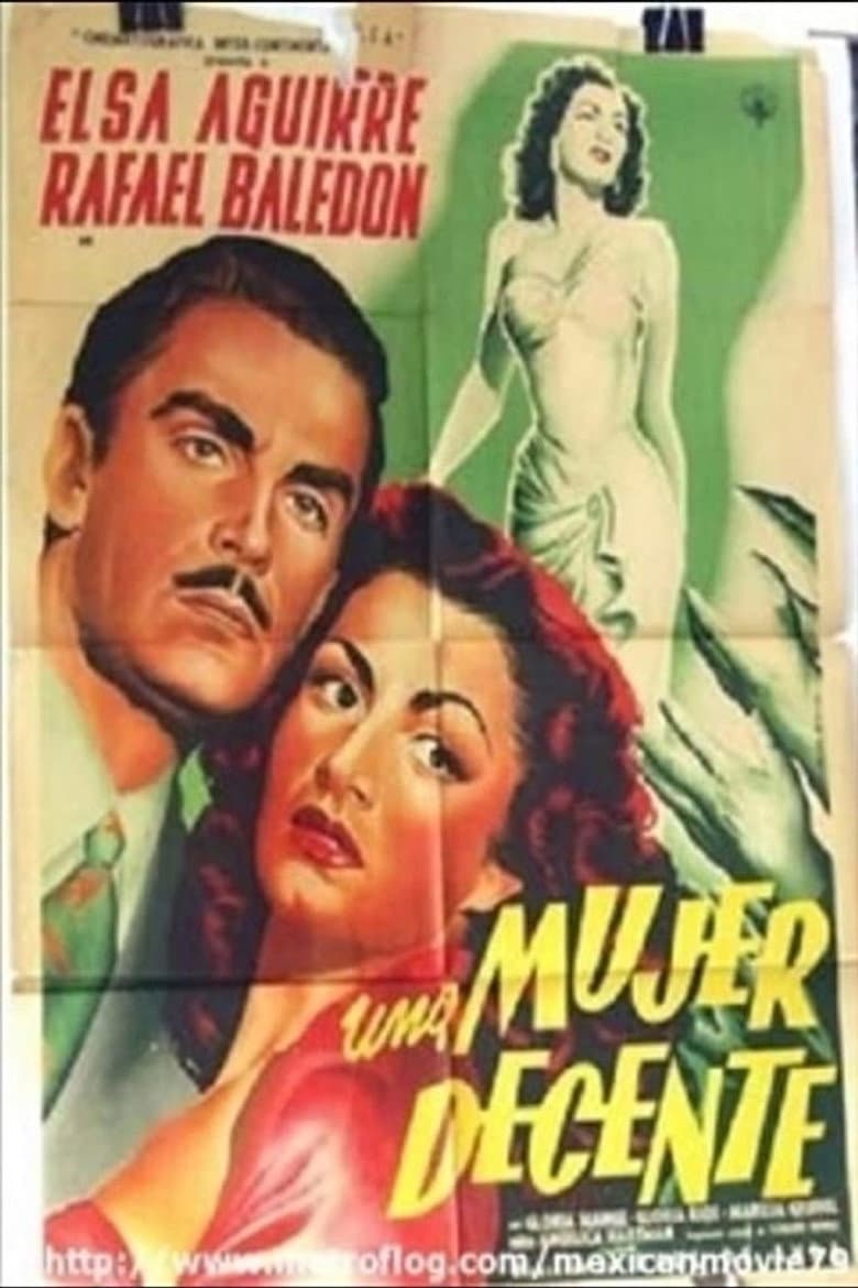 Una mujer decente poster