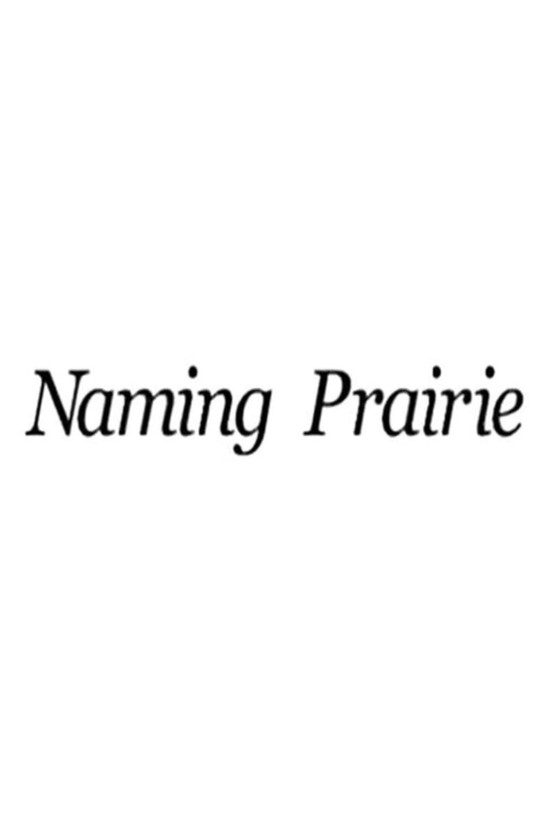 Naming Prairie poster