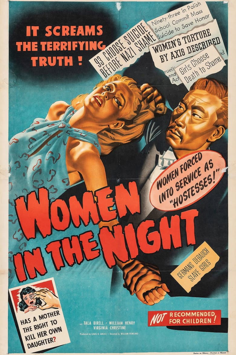 Women in the Night poster