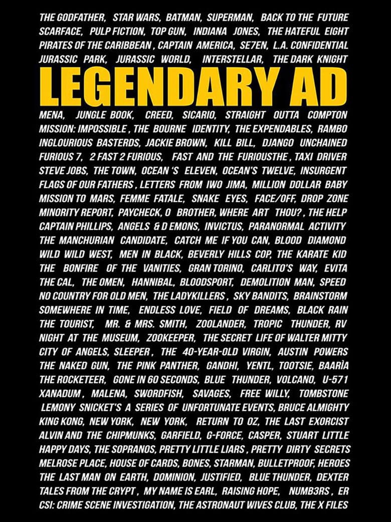 Legendary AD poster