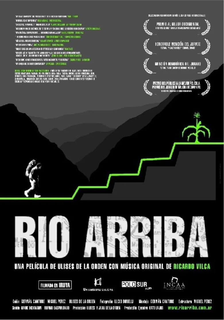 Río arriba poster