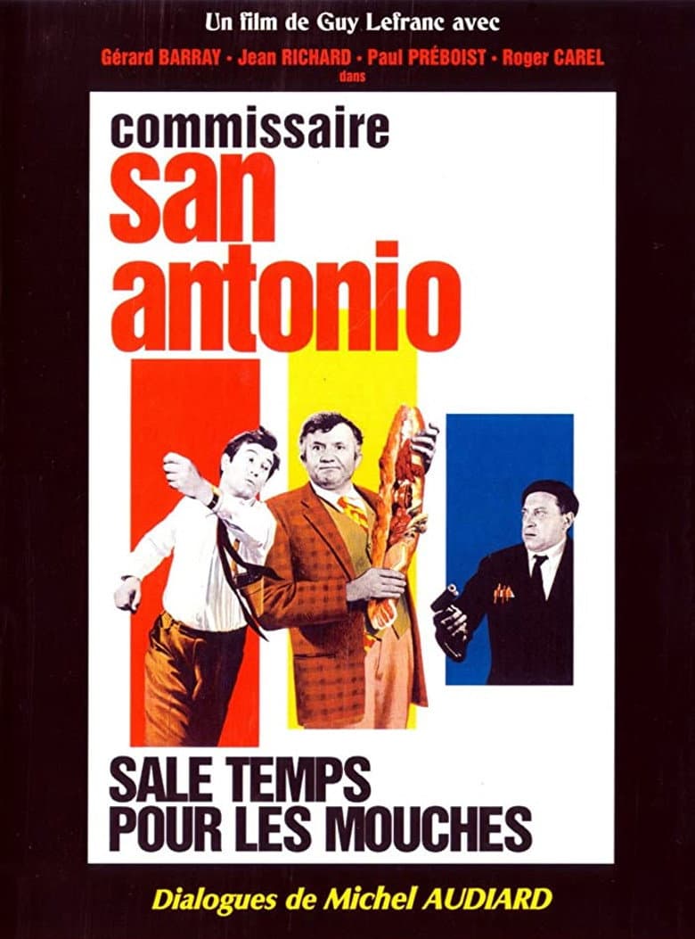 Sale temps pour les mouches poster