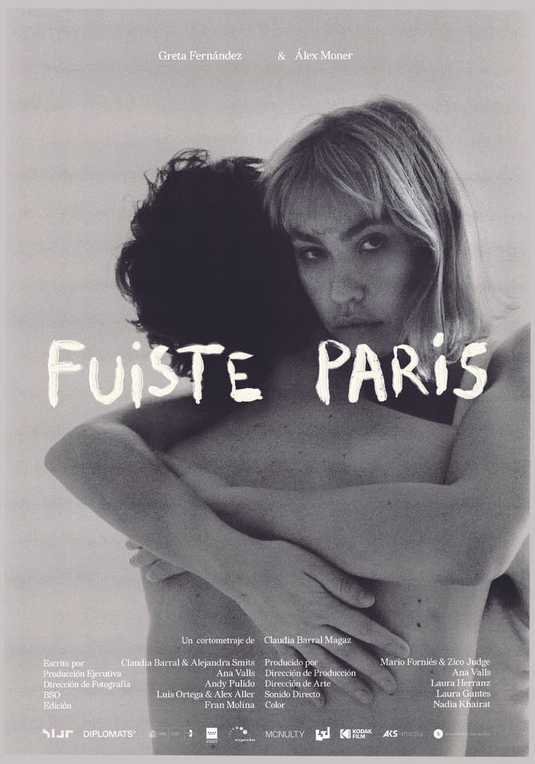 Fuiste París poster