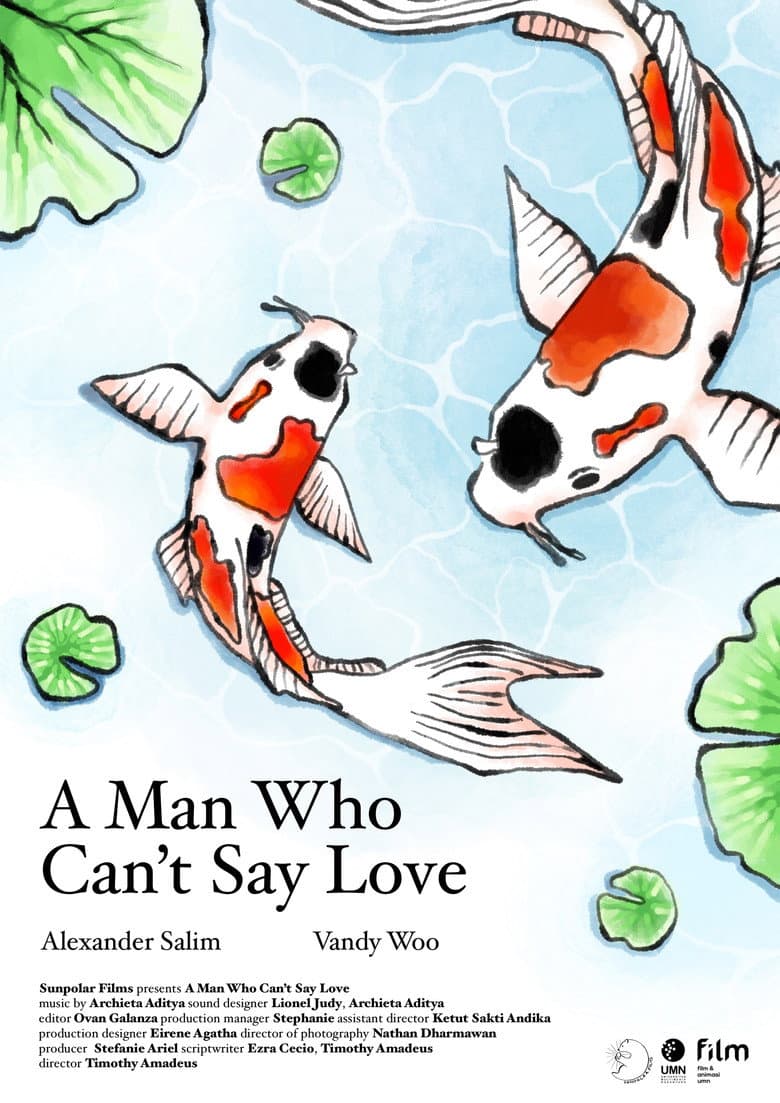A Man Who Can't Say Love poster
