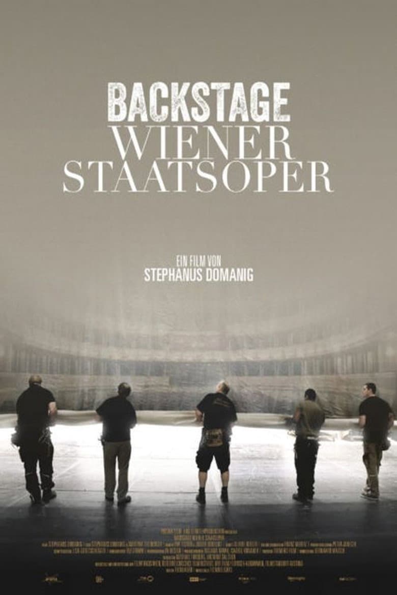 Backstage Vienna State Opera poster