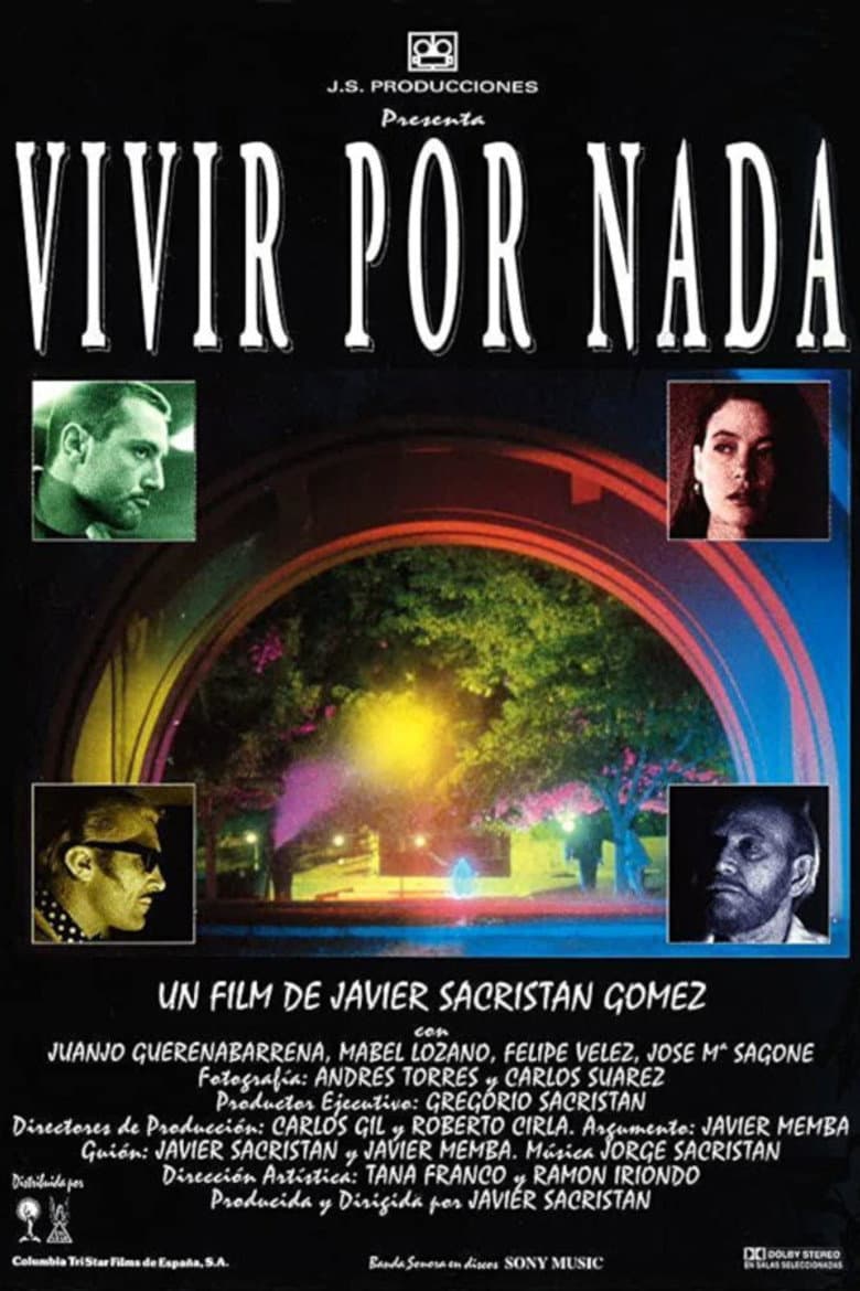 Vivir por nada poster