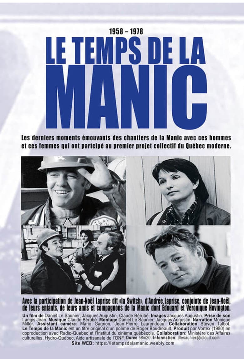 Le temps de la Manic poster