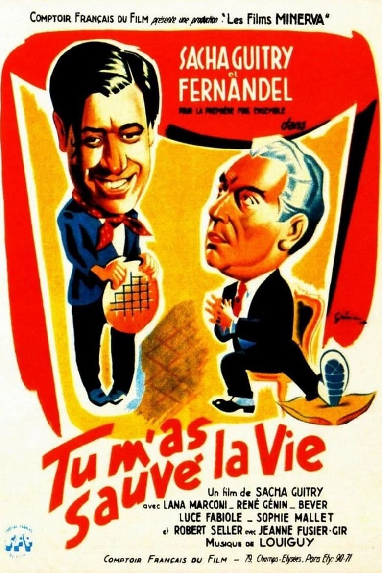 Tu m'as sauvé la vie poster
