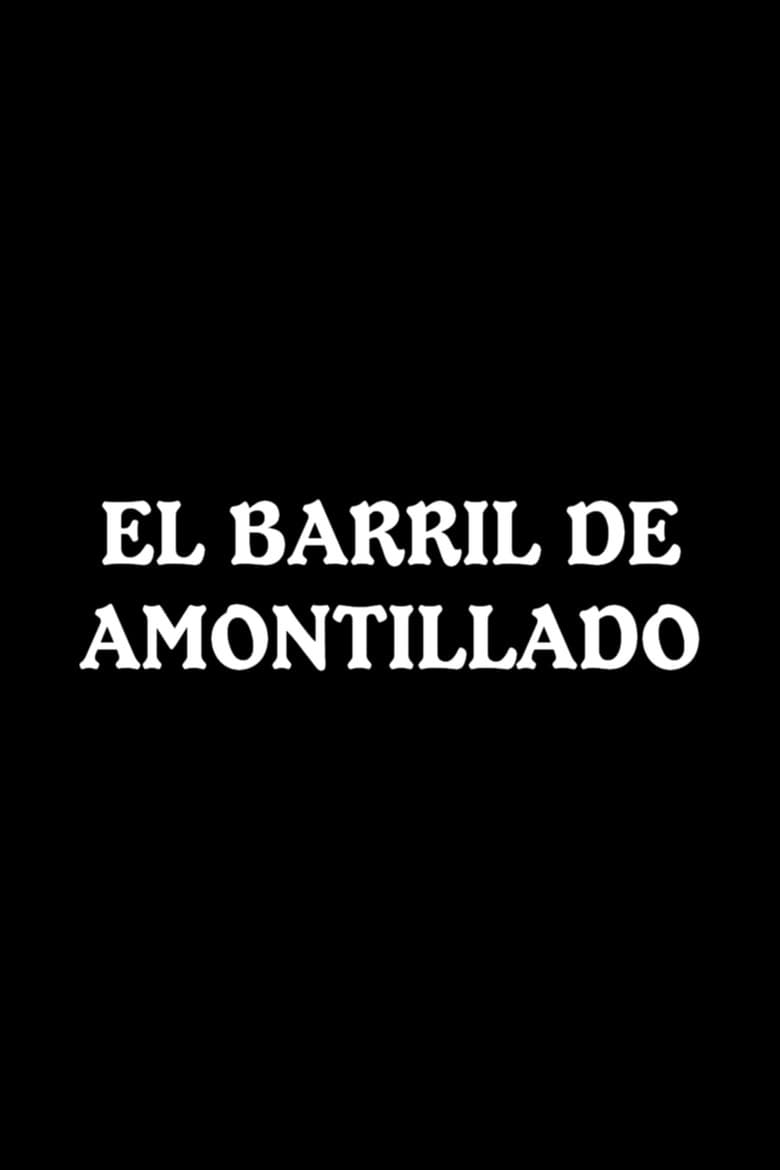 El barril de amontillado poster
