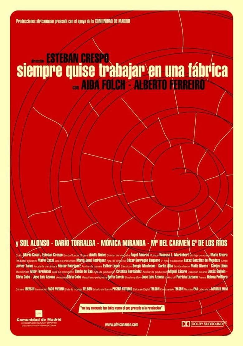Siempre quise trabajar en una fábrica poster
