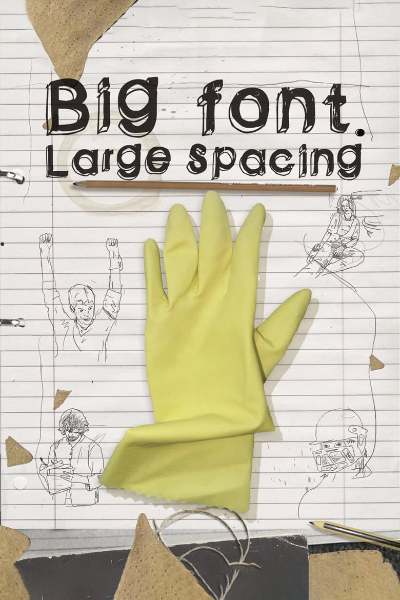 Big Font. Large Spacing poster