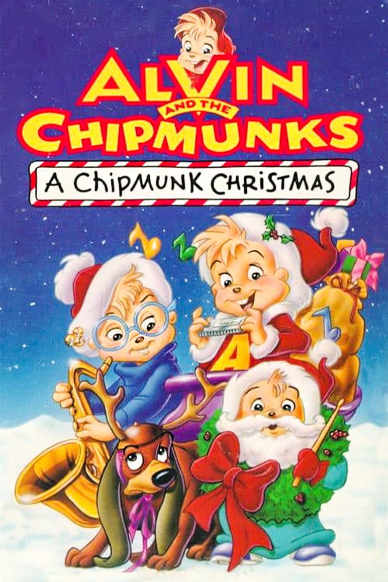 A Chipmunk Christmas poster