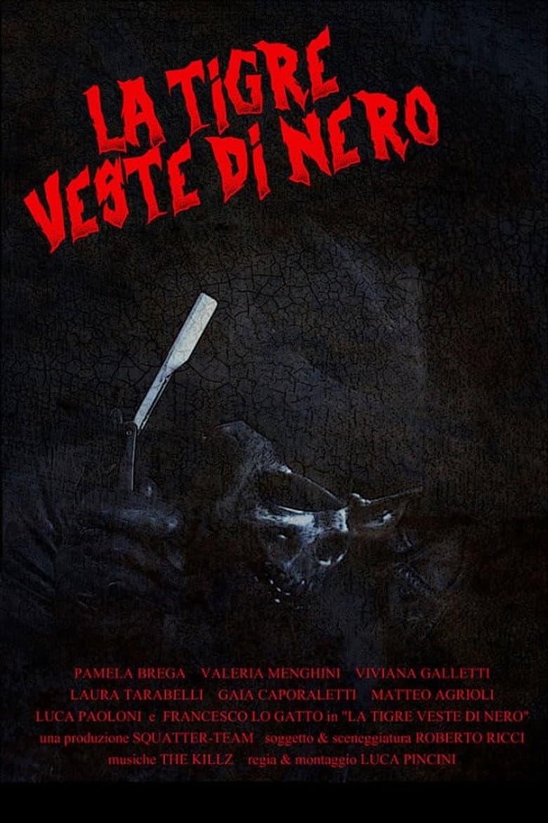 The tiger wears black poster