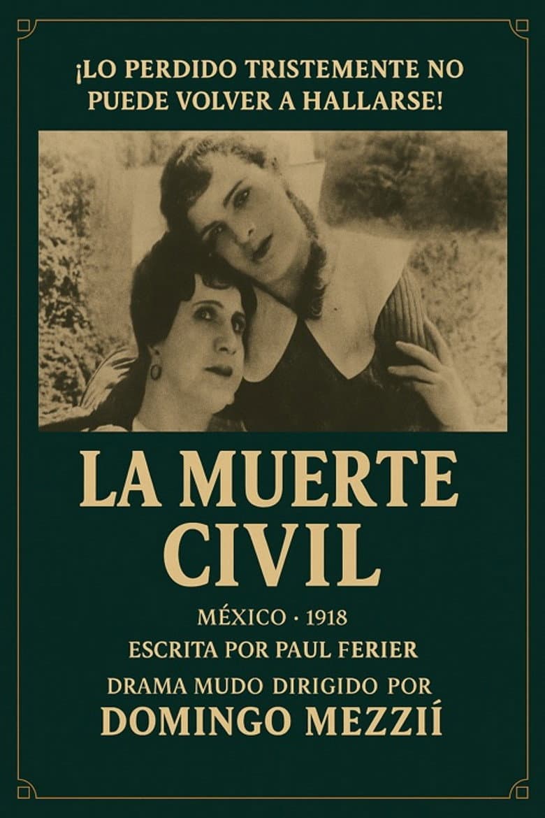 La muerte civil poster