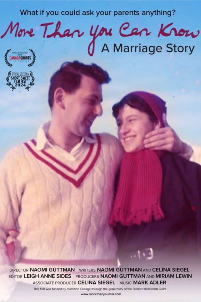 More Than You Can Know – A Marriage Story poster