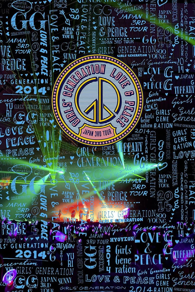 Girls' Generation ~LOVE & PEACE~ Japan 3rd Tour poster