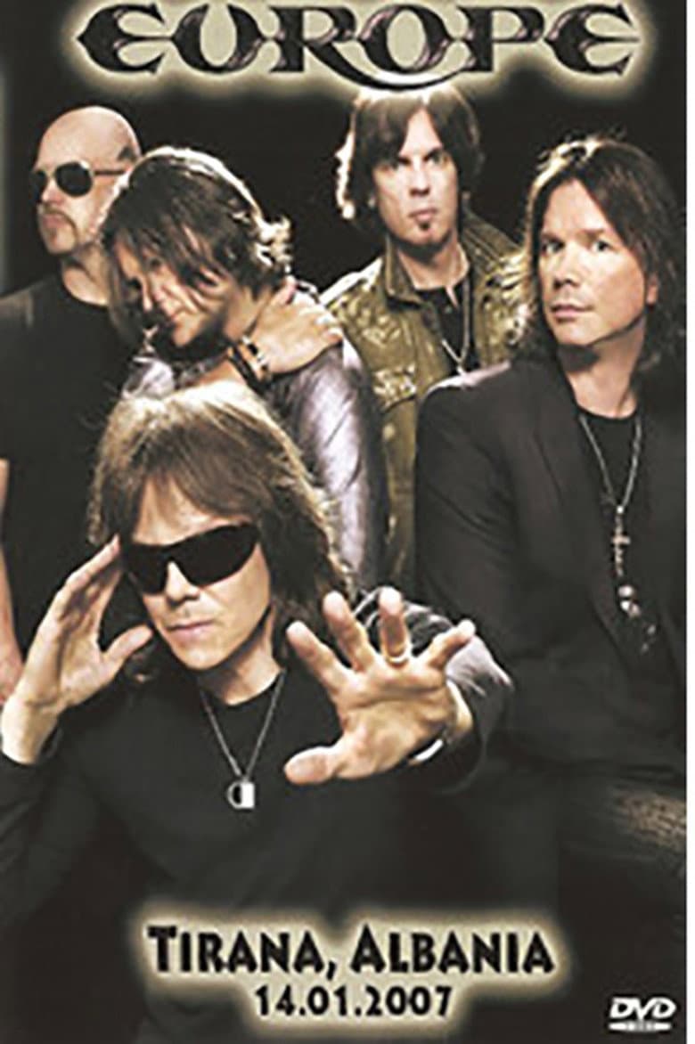 Europe - Live Albany 2007 poster
