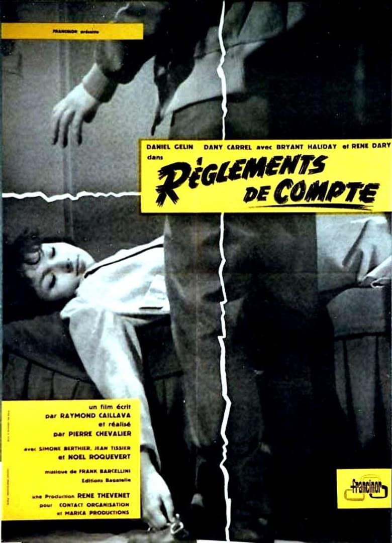 Règlements de compte poster