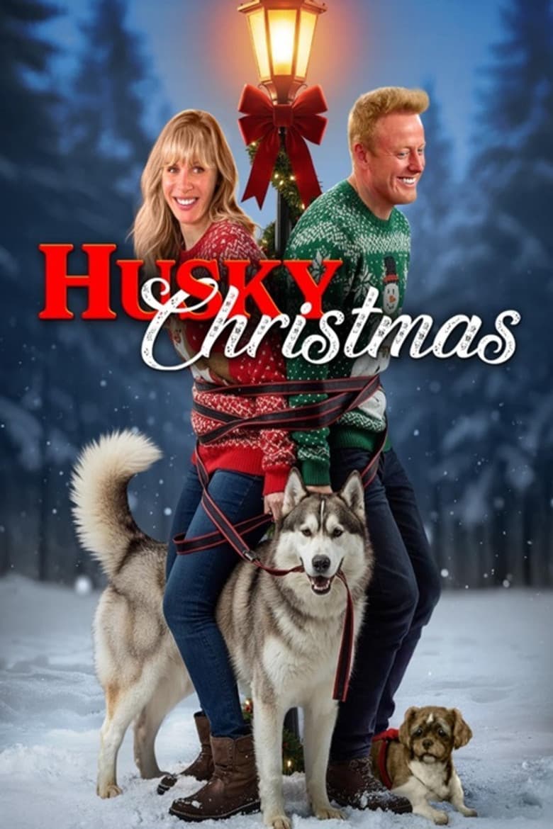 Husky Christmas poster