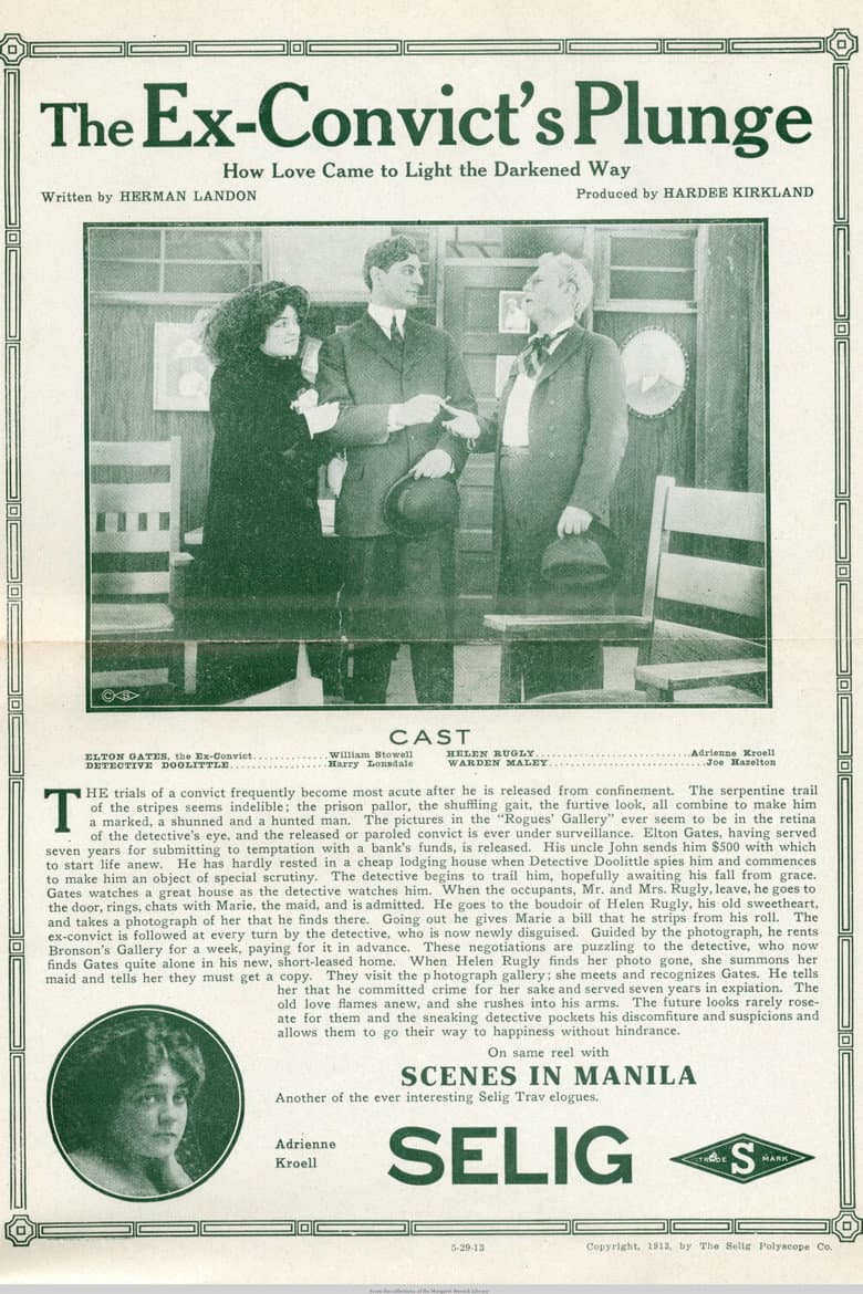 The Ex-Convict's Plunge poster