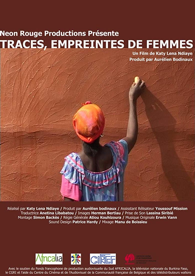 Traces, empreintes de femmes poster
