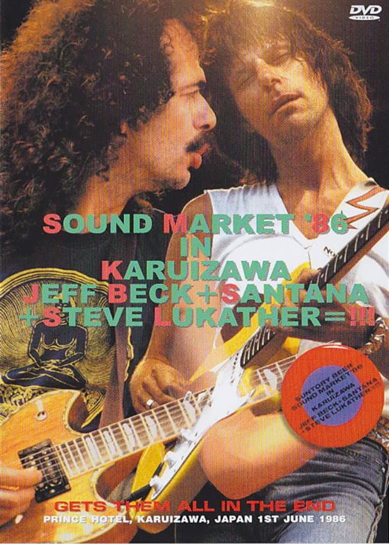Jeff Beck, Carlos Santana & Steve Lukather Live In Japan poster