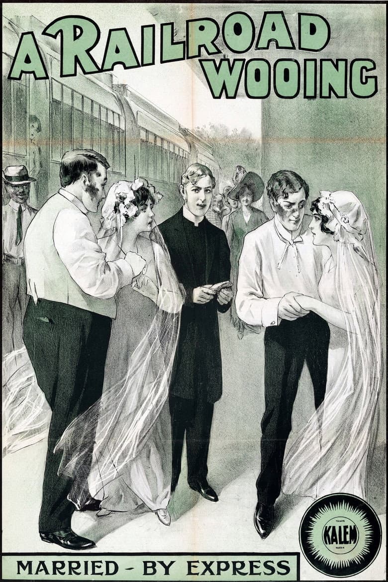 A Railroad Wooing poster