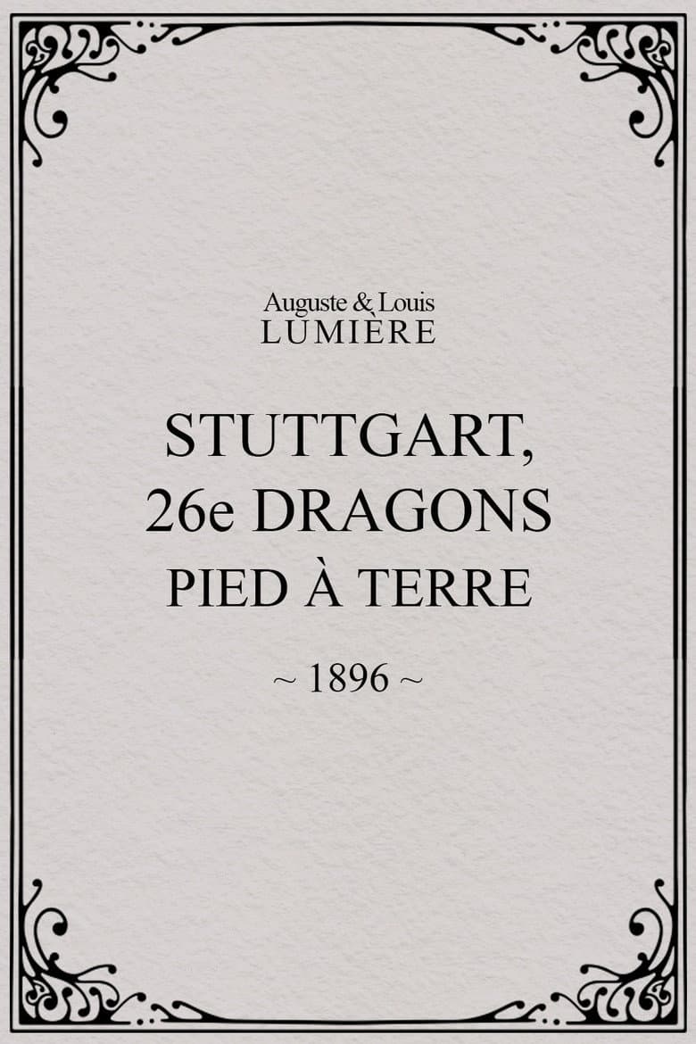 Stuttgart : 26ème dragons. Pied à terre poster