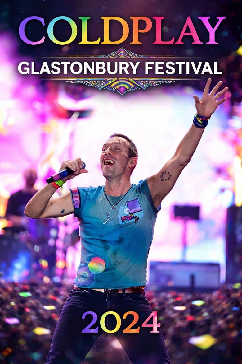 酷玩乐队 Coldplay 「Glastonbury Festival」 2024 poster